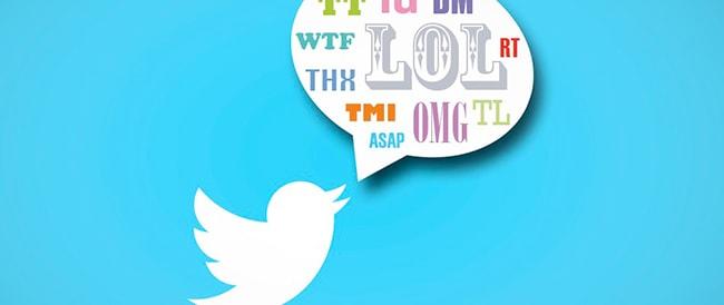 Abreviaturas más utilizadas en Twitter