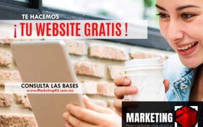 Marketing 4U crea tu sitio web gratis y lo posiciona en Internet