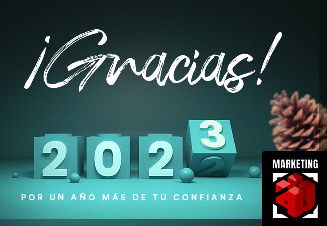 ¡Por un año más de tu confianza ¡muchas gracias!