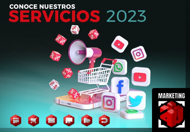 Conoce lo servicios de Marketing Digital que te ofrecemos para impulsar tu negocio este 2023